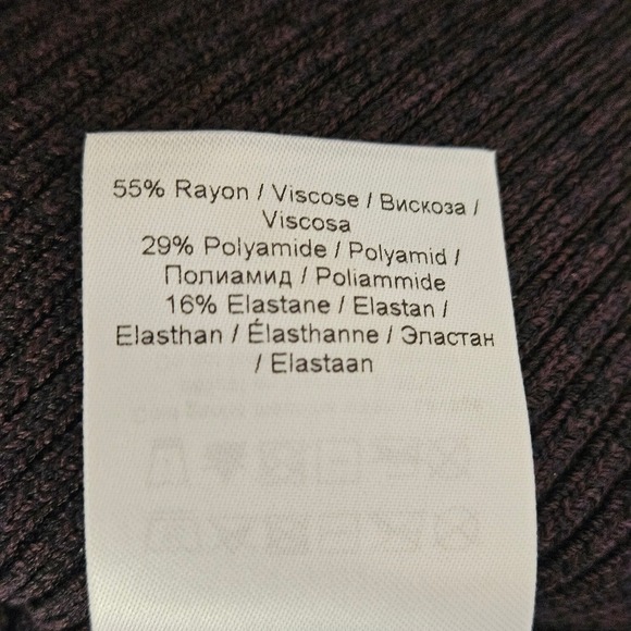 GANNI Melange Knit Ribbed Dress Long Sleeve in Black NEW Sz XL - Picture 11 of 16